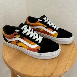 Camo old school vans